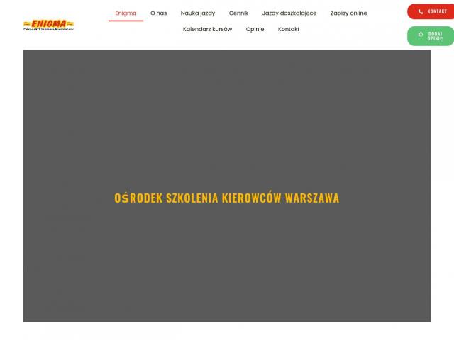 Zobacz Andrzej Bąkowski Ośrodek Szkolenia Kierowców "ENIGMA"